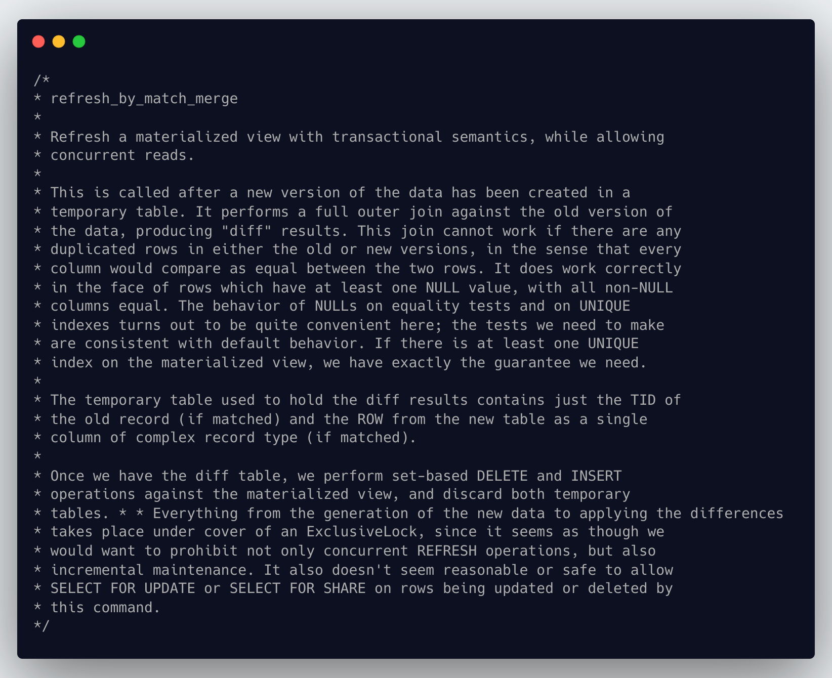 documentation