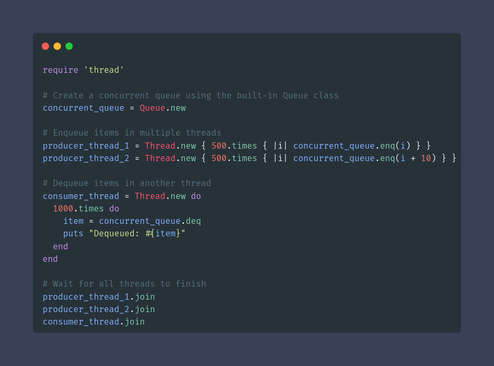 Queue Fusion: Unleashing Multithreading Magic with Ruby - Rently ...